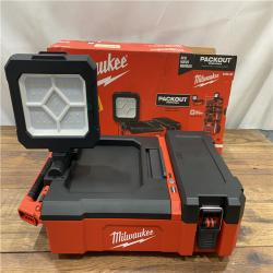 AS IS Milwaukee M12 12V PACKOUT 1400 Lumens Flood Light W/ USB Charging