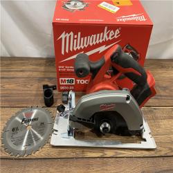 AS IS Milwaukee M18 18V Lithium-Ion Cordless Circular Saw (Tool-Only)