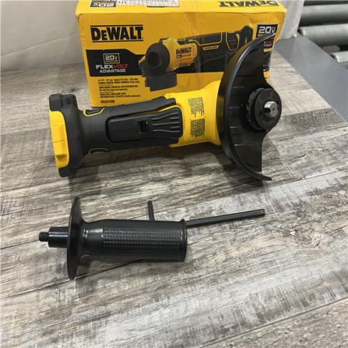 AS-IS DEWALT 20V MAX Cordless Brushless 4.5 - 5 in. Paddle Switch Angle Grinder with FLEXVOLT ADVANTAGE (Tool Only)