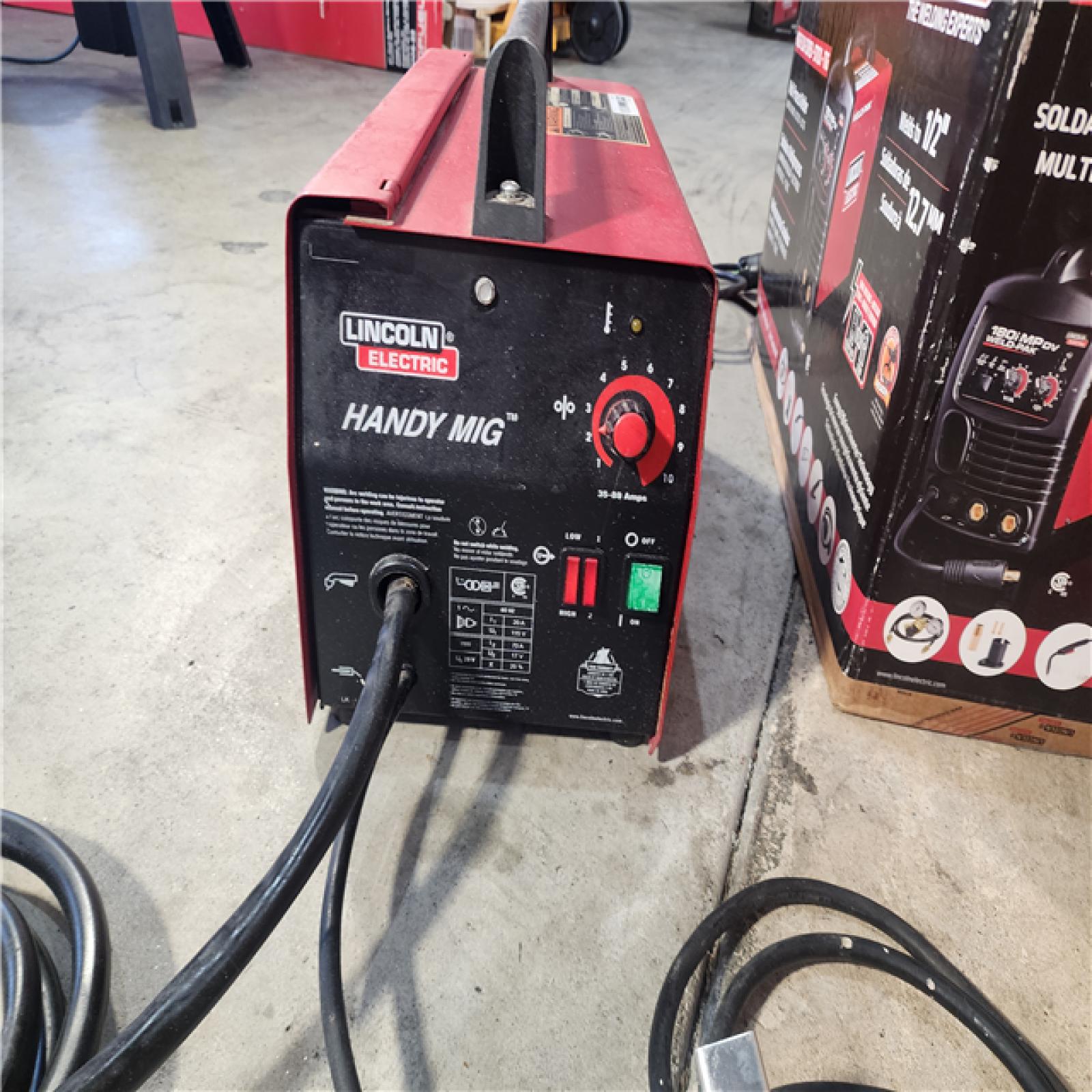 HOUSTON LOCATION - AS-IS 180 Amp Weld-Pak 180i Multi-Process Stick/MIG/Flux-Core/TIG, 120V or 230V Aluminum Welder with Spool Gun Sold Separately