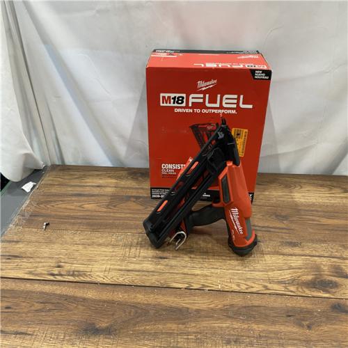 AS IS Milwaukee 2839-20 M18 FUEL 15 Ga. 18 Volt Brushless Angled Finish Nailer