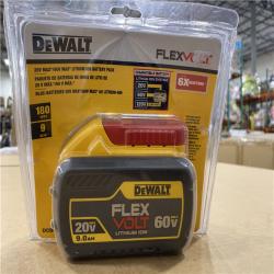 NEW! - DEWALT FLEXVOLT 20V/60V MAX Lithium-Ion 9.0Ah Battery