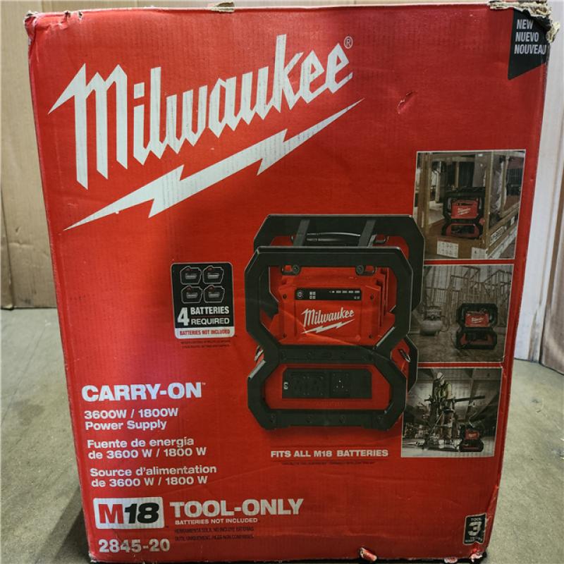 Milwaukee M18 18V Lithium-Ion Cordless 3600-Watt/1800-Watt Battery