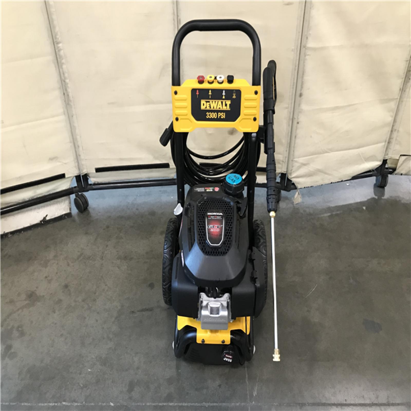 California AS-IS DEWALT 3300 PSI 2.4 GPM Gas Cold Water Pressure Washer with HONDA GCV200 Engine