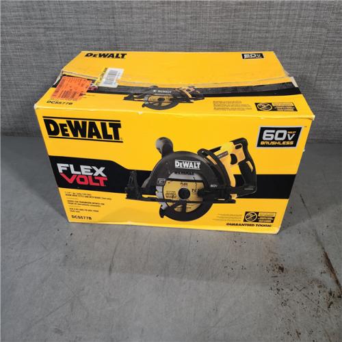 HOUSTON LOCATION - AS-IS DEWALT FLEXVOLT 60V MAX Cordless Brushless 7-1/4 in. Wormdrive Style Circular Saw (Tool Only)