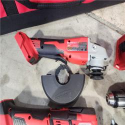 HOUSTON LOCATION - AS-IS (APPEARS LIKE NEW) M18 18-Volt Lithium-Ion Cordless Combo Kit 7-Tool with 2-Batteries, Charger and Tool Bag