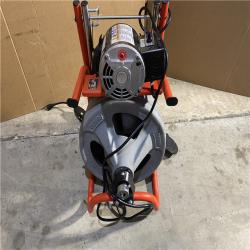 Houston location AS-IS Ridgid Drain Cleaning Machine Corded 165 RPM K-400 with C-32 IW