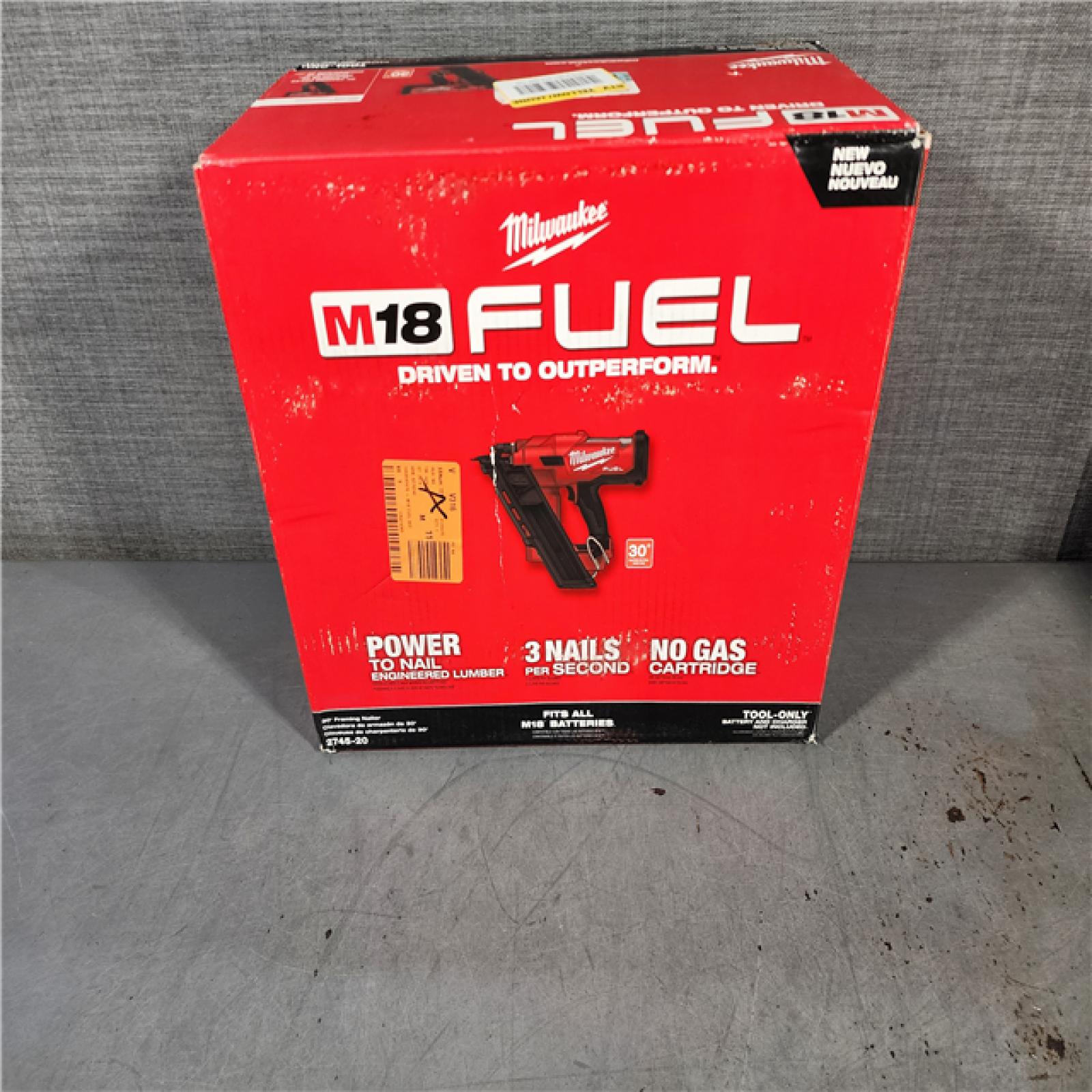 HOUSTON LOCATION - AS-IS (APPEARS LIKE NEW) M18 FUEL 3-1/2 in. 18-Volt 30-Degree Lithium-Ion Brushless Cordless Framing Nailer (Tool-Only)