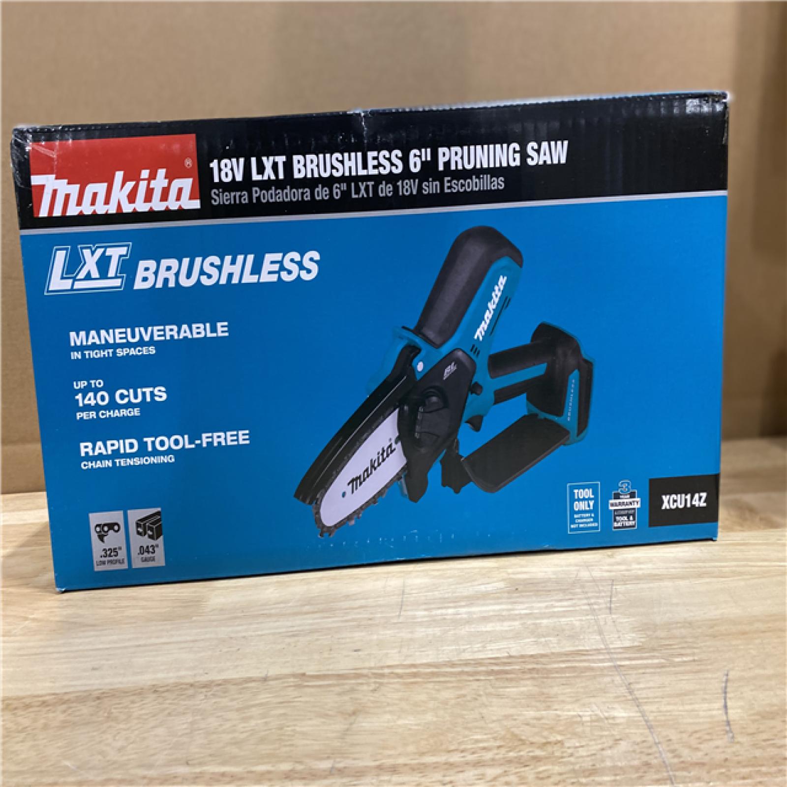 NEW! - Makita 18V LXT Lithium-Ion Brushless Cordless 6 in. Chain Saw (Tool Only)