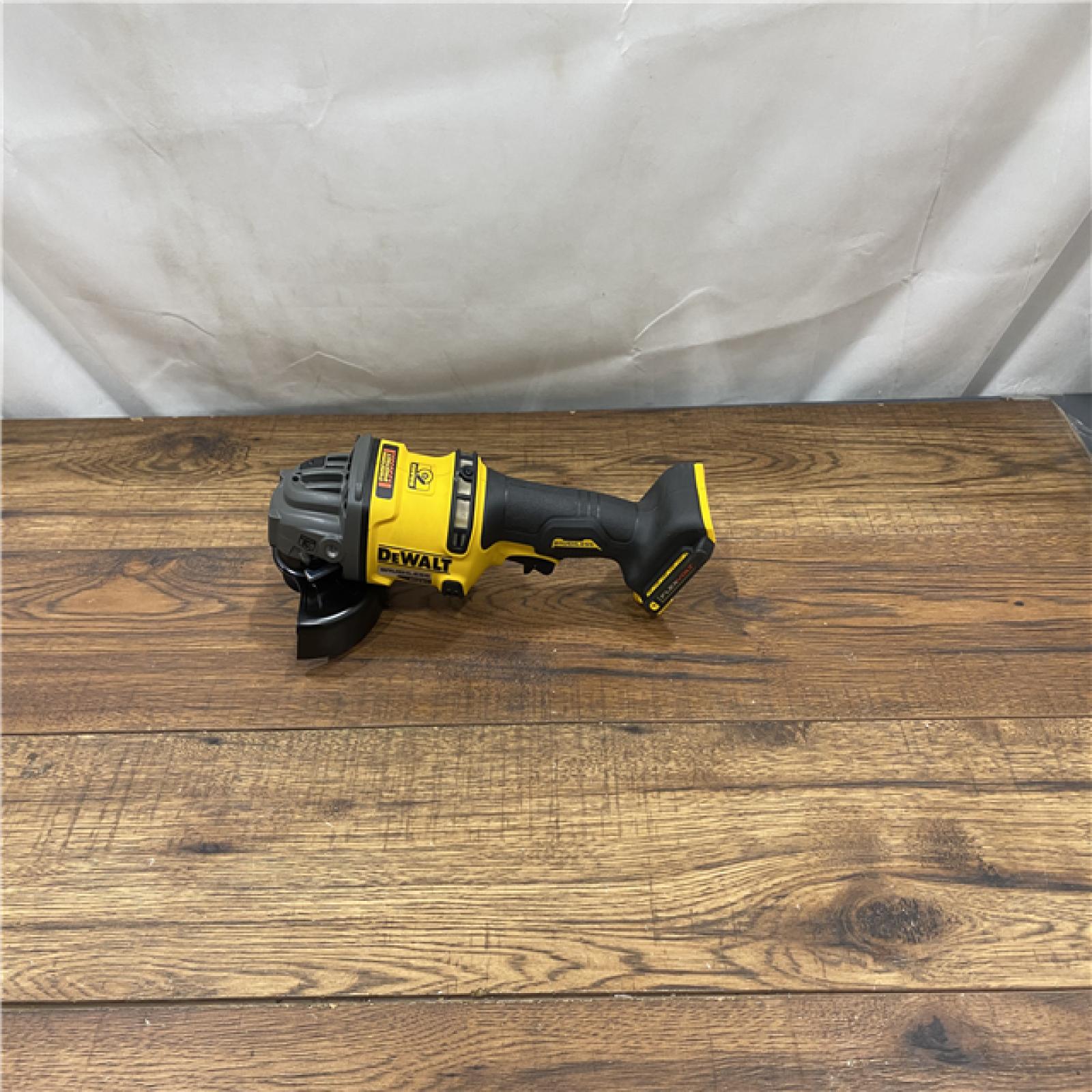 AS IS FLEXVOLT 60V MAX Cordless Brushless 4.5 in. to 6 in. Small Angle Grinder with Kickback Brake (Tool Only)