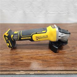 AS-IS DeWalt DCG405B 20V Max XR 4.5-Inch Slide Switch Small Angle Grinder (Tool Only)