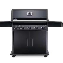 DALLAS LOCATION - NAPOLEON Rogue 5-Burner Propane Gas Grill with Infrared Side Burner in Black