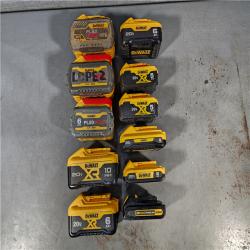 HOUSTON LOCATION - AS-IS DEWALT BATTERY PACK QTY - 15