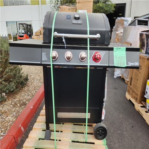 Phoenix Location Dyna-Glo 4-Burner Propane Gas Grill in Matte Black with TriVantage Multifunctional Cooking System