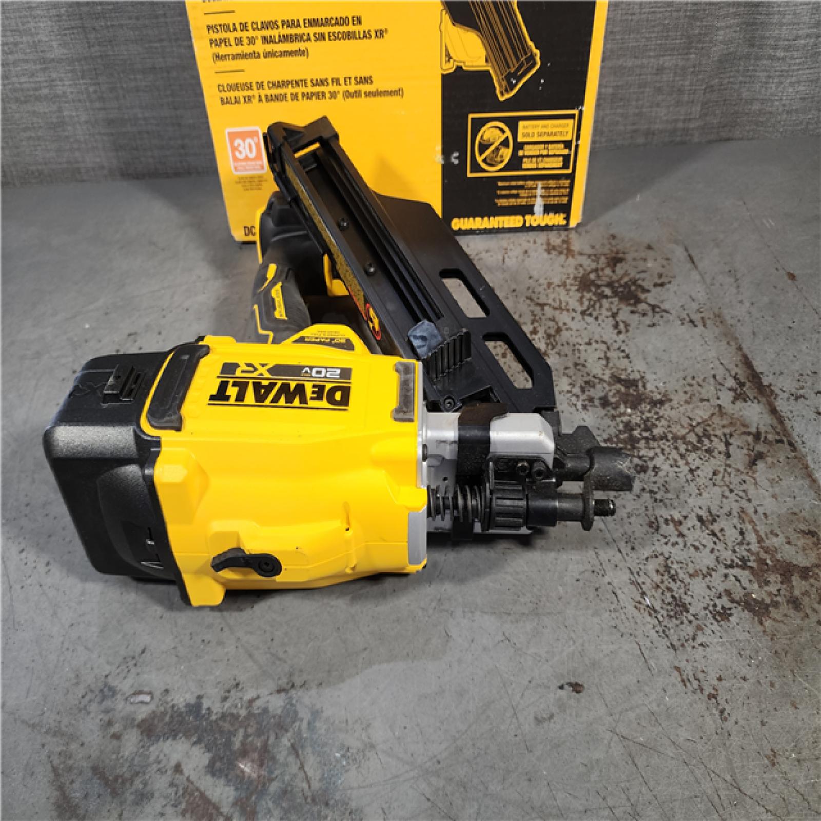 HOUSTON LOCATION - AS-IS DEWALT 20-Volt 30Â° Cordless Framing Nailer (Tool-Only)