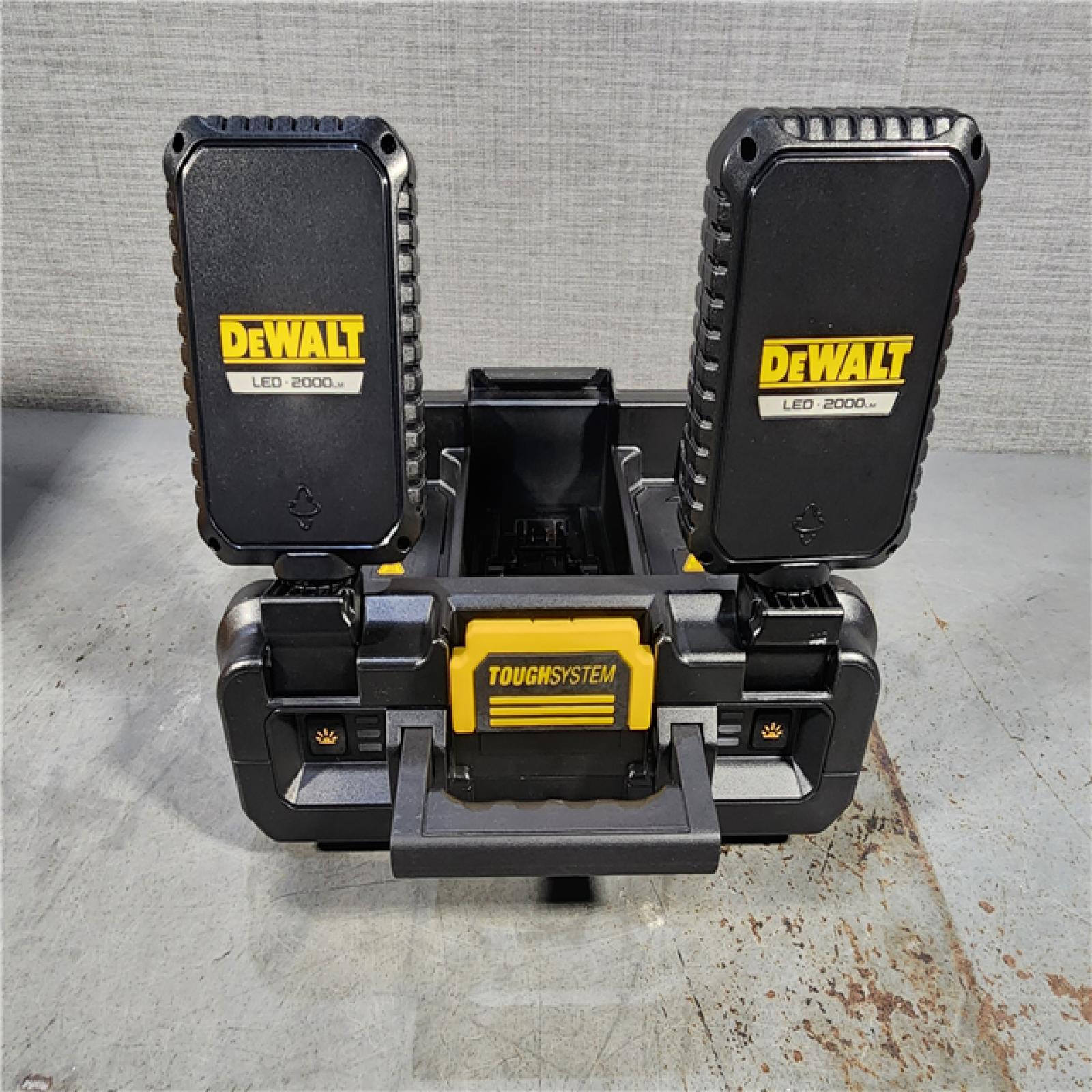 HOUSTON LOCATION - AS-IS (APPEARS LIKE ENEW) DeWalt ToughSystem 2.0 4000 Lm LED Battery Handheld Work Light (TOOL ONLY)