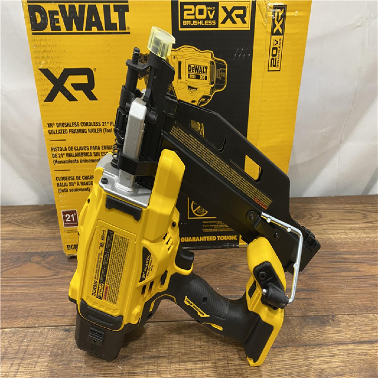 AS IS DEWALT 20-Volt 21Â° Cordless Framing Nailer (Tool-Only)