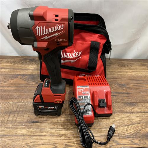 AS IS Milwaukee M18 1/2 in. Cordless Brushless High Torque Impact Wrench Kit (Battery & Charger)