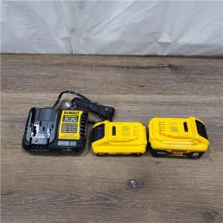 AS-IS DEWALT 20V MAX Lithium-Ion 6.0Ah and 4.0Ah Battery and Charger Starter Kit