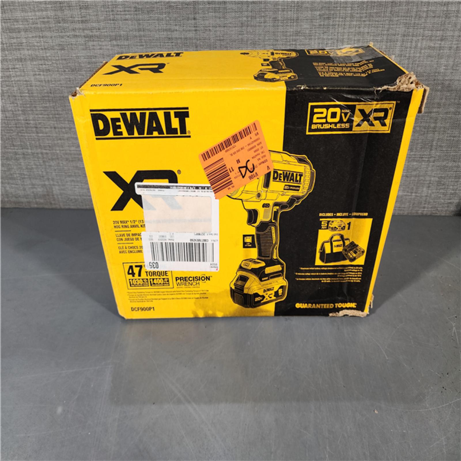 HOUSTON LOCATION - AS-IS DEWALT 20V MAX* XR 1/2  High Torque Impact Wrench with Hog Ring Anvil