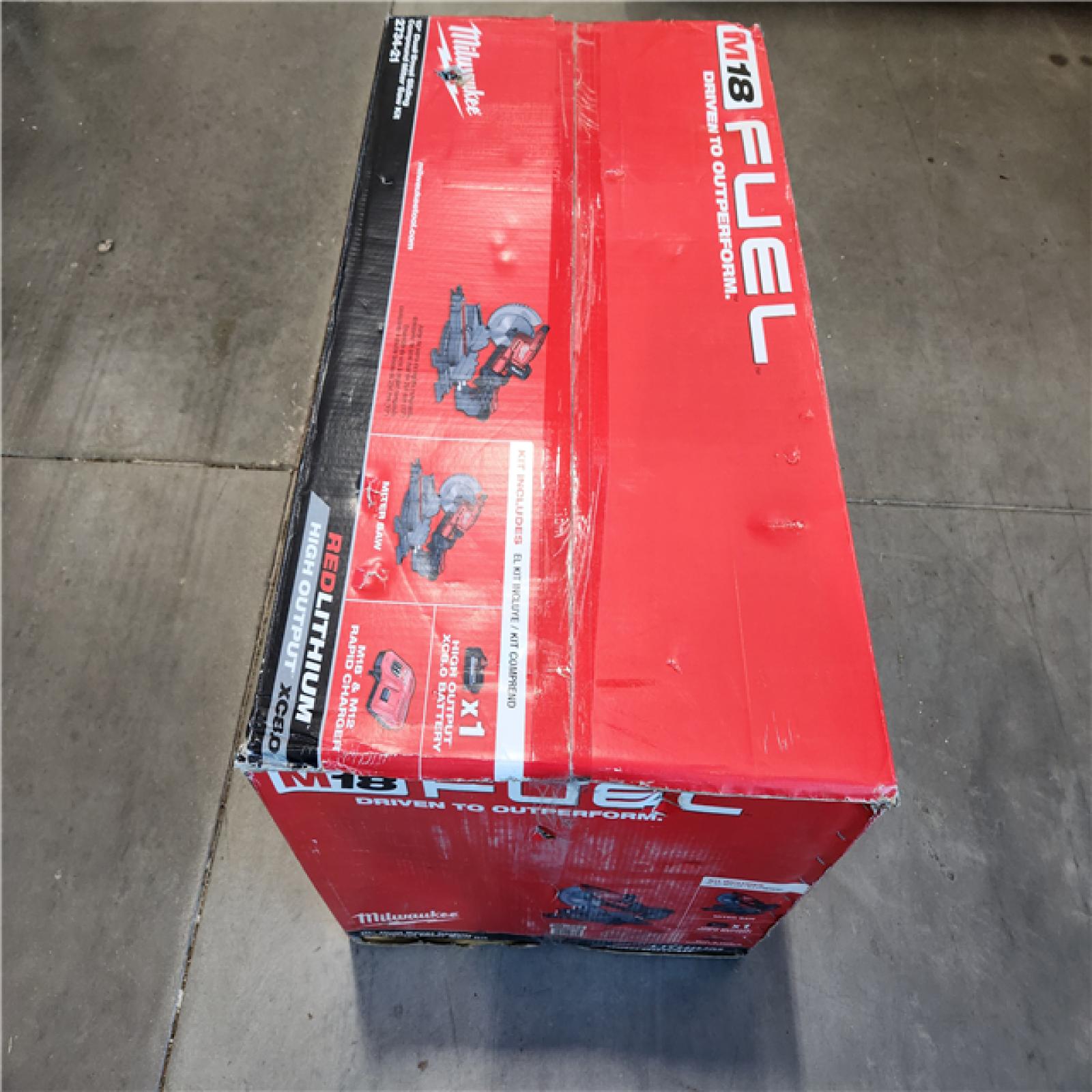 NEW! Milwaukee M18 FUEL Cordless Brushless Dual-Bevel Sliding Compound 10 in. Miter Saw Kit