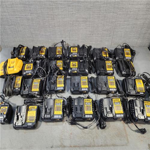 HOUSTON LOCATION - AS-IS DEWALT BATTERY CHARGER PACK QTY - 24