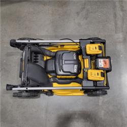 AS-IS DEWALT 20-Volt MAX 21.5 in. Lithium-Ion Battery Powered Walk Behind Push Mower