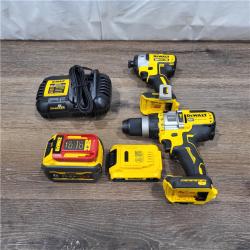 NEW! 20V MAX Cordless Brushless Hammer Drill/Driver 2 Tool Combo Kit with FLEXVOLT ADVANTAGE