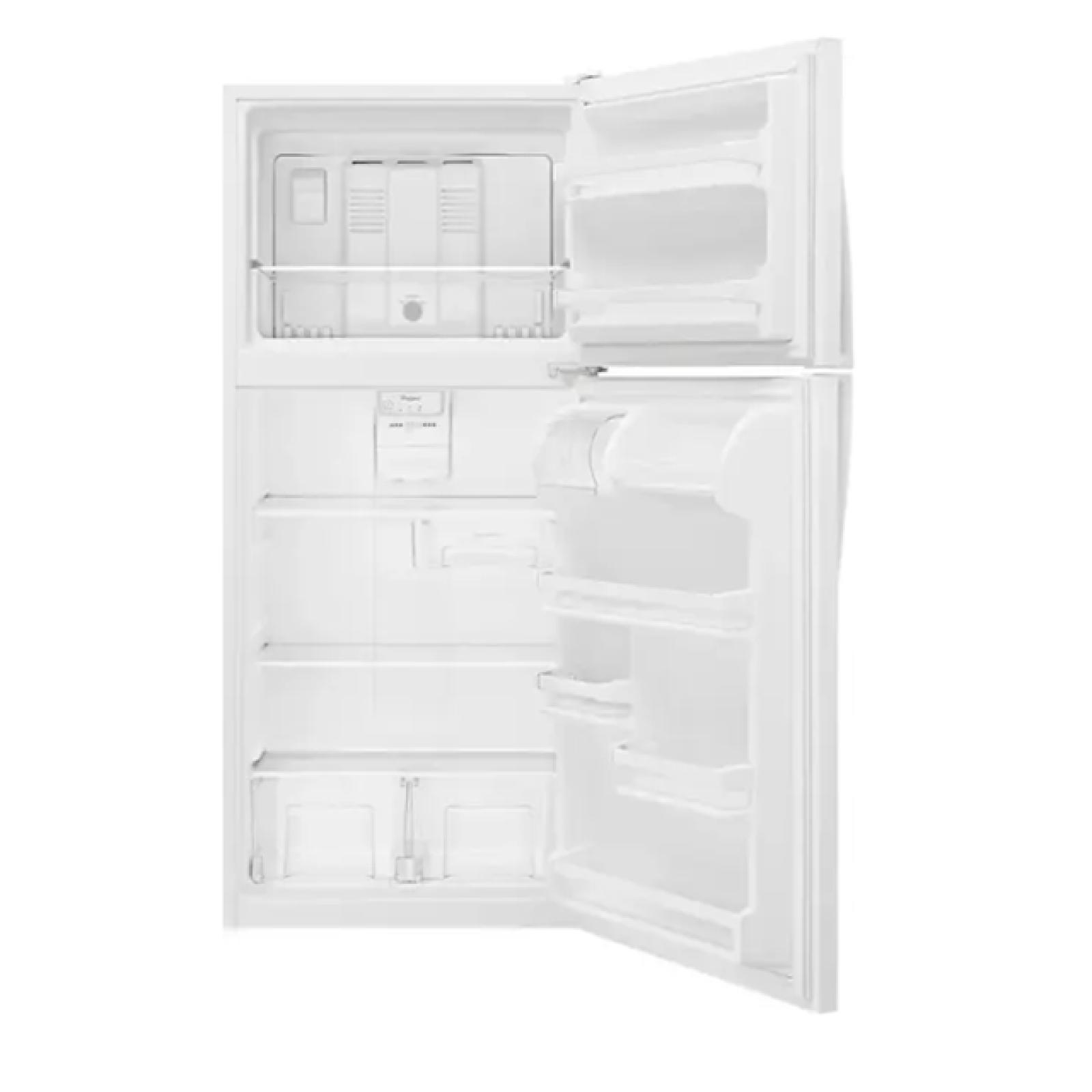 DALLAS LOCATION - Whirlpool - 18.2 Cu. Ft. Top-Freezer Refrigerator - White