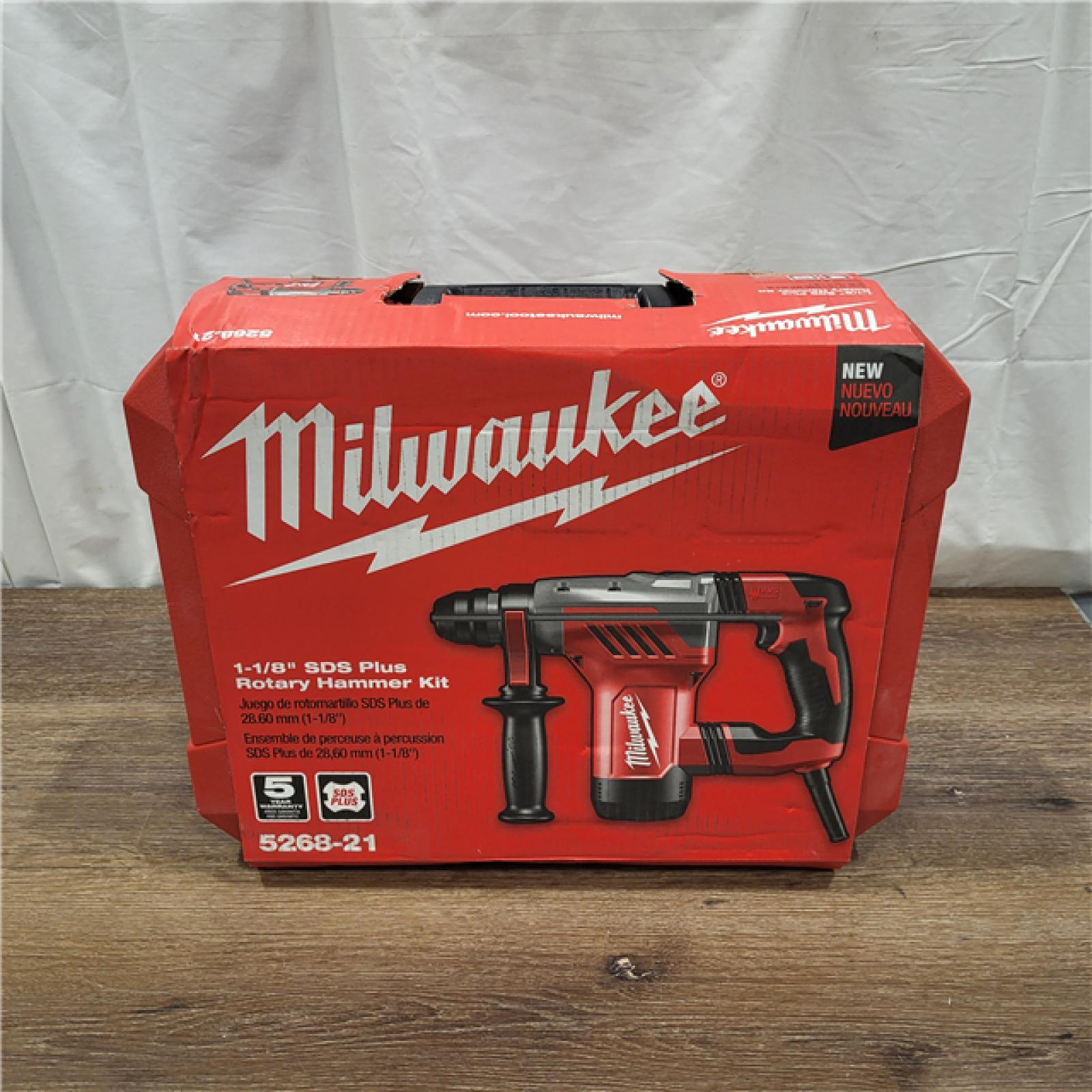 AS-IS Milwaukee 1-1/8 in. Corded SDS-Plus Rotary Hammer