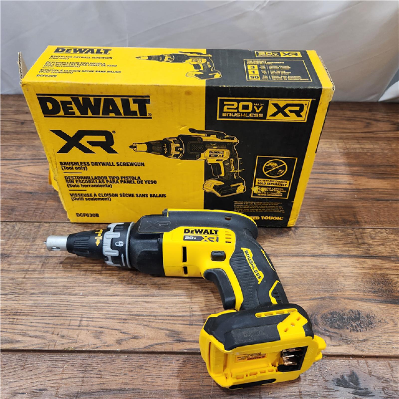 AS-IS DeWalt DCF630B 20V Cordless Brushless Screw Gun (Tool Only)