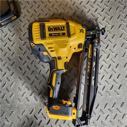 HOUSTON LOCATION - AS-IS DeWalt DCN660D1 20V 16 Gauge Cordless Angled Finish Nailer Kit W/ 2Ah Battery