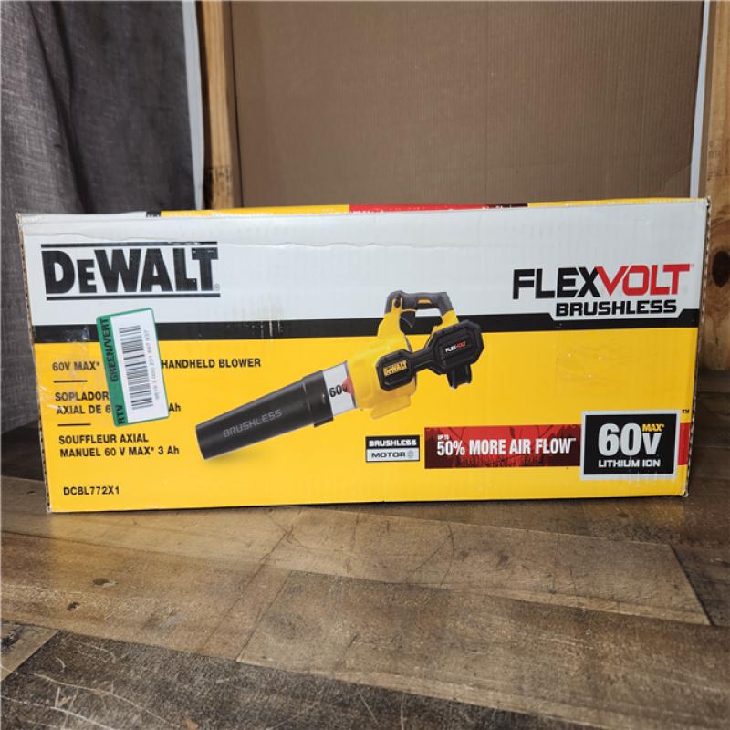 DEWALT FLEXVOLT 60V MAX Brushless Handheld Axial Cordless Blower