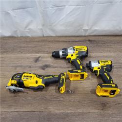 GOOD DEWALT 20-Volt Lithium-Ion Cordless 3-Tool Combo Kit with FLEXVOLT 9 Ah and 20V 6 Ah Batteries and Charger