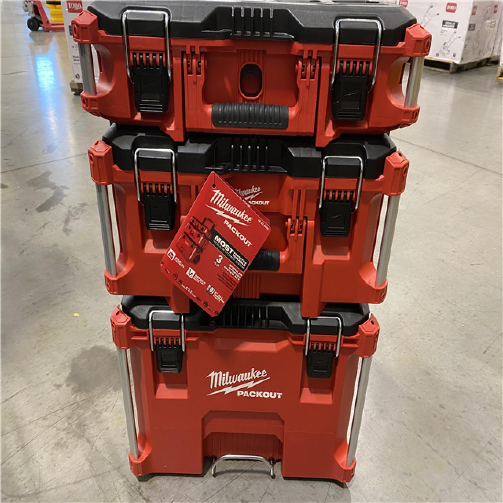 NEW! Milwaukee  Rolling Modular Stackable Tool Box - Red