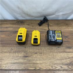 AS IS DEWALT 20V MAX Lithium-Ion 6.0Ah and 4.0Ah Battery and Charger Starter Kit