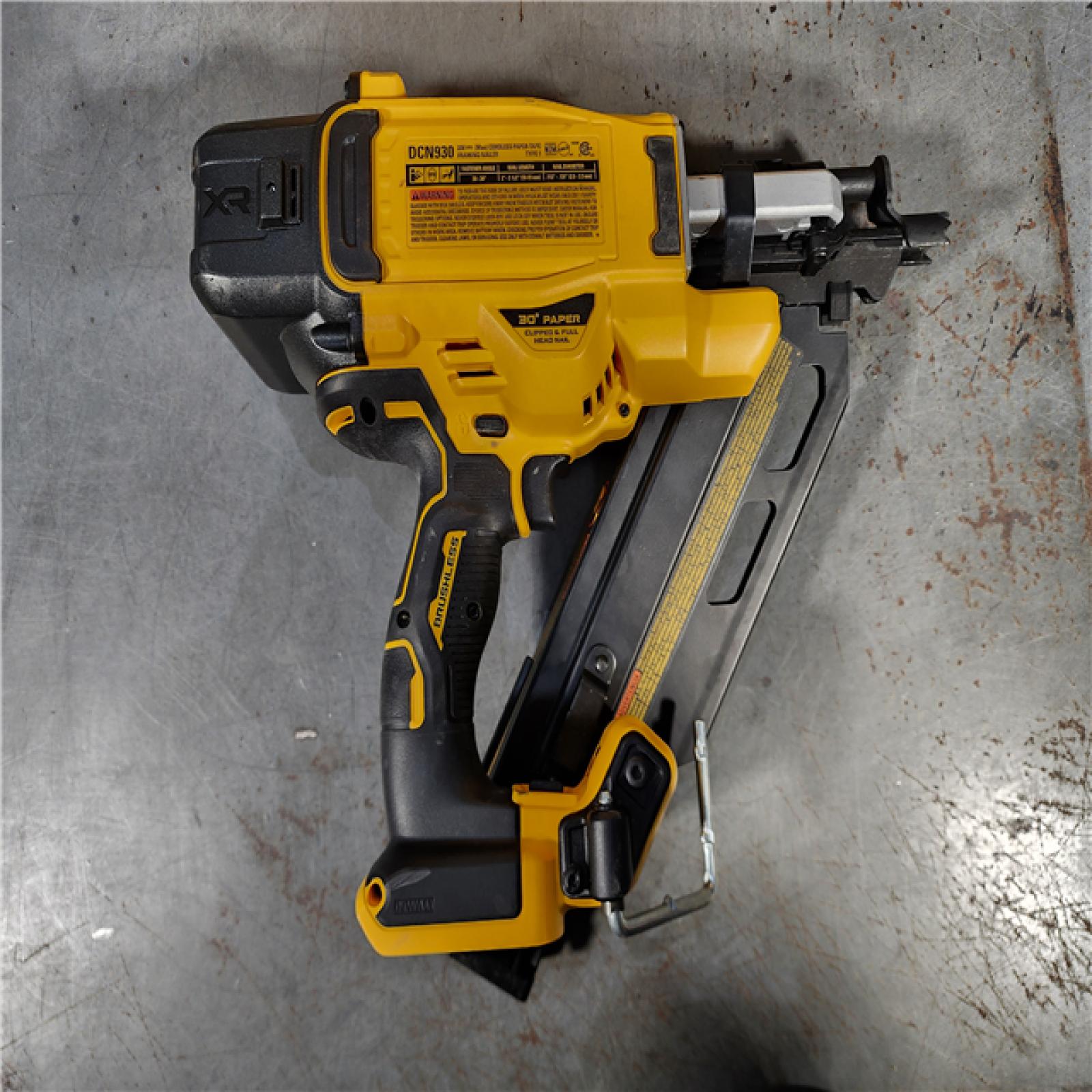 HOUSTON LOCATION - AS-IS DEWALT 20-Volt 30Â° Cordless Framing Nailer (Tool-Only)