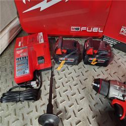 HOUSTON LOCATION - AS-IS (APPEARS LIKE NEW) M18 FUEL 18V Lithium-Ion Brushless Cordless Hammer Drill and Impact Driver Combo Kit (2-Tool) with 2 Batteries