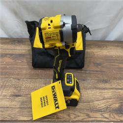 AS IS DEWALT ATOMIC 20V MAX Lithium-Ion Brushless Cordless 1/2 in. Variable Speed Impact Wrench Kit with 5 Ah Battery and Charger