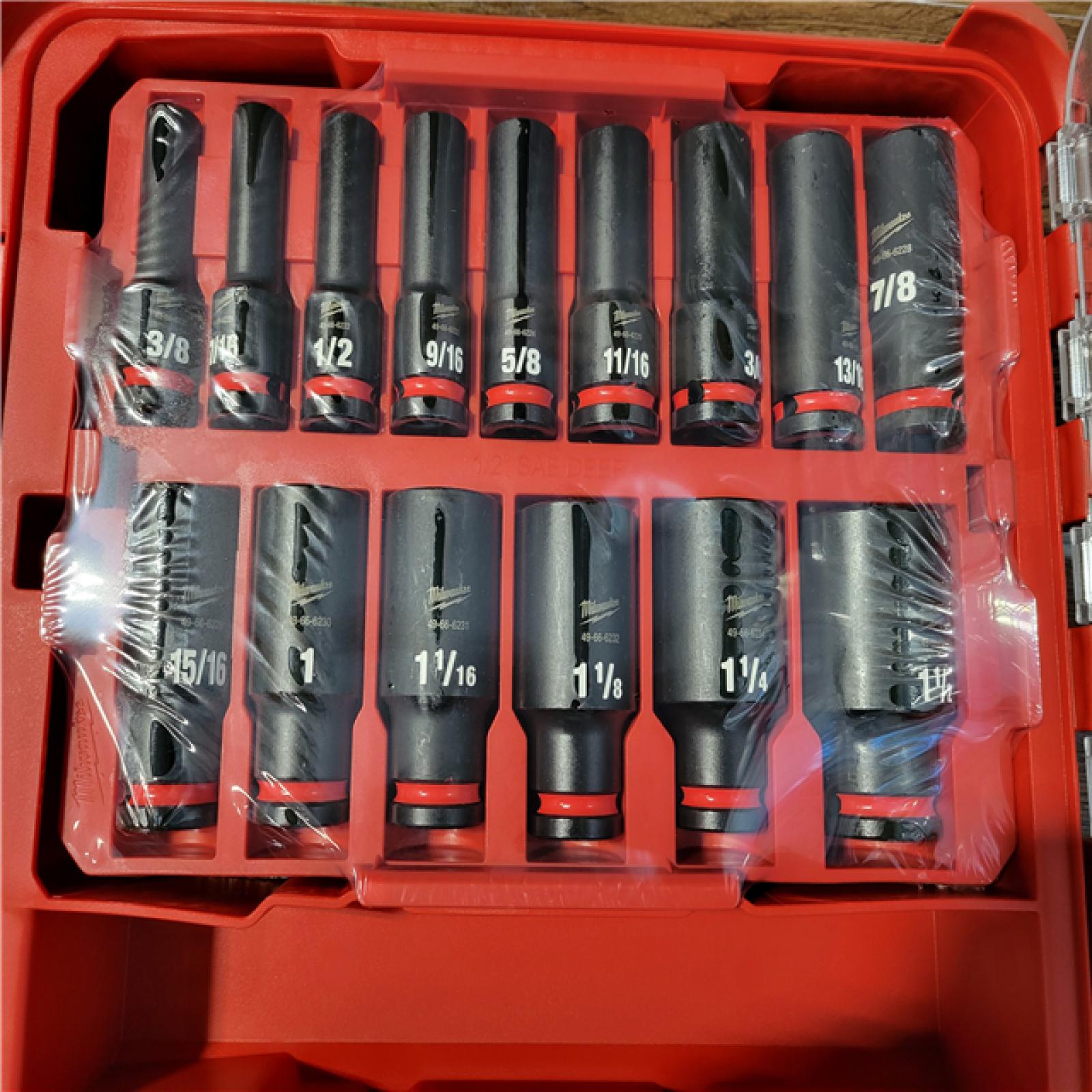 CALIFORNIA NEW MILWAUKEE 31PC 1/2 DRIVE IMPACT SOCKET PACKOUT KIT