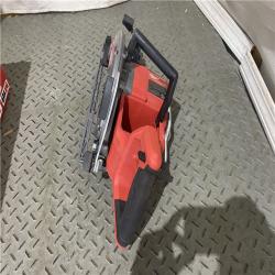 Houston location AS-IS Milwaukee 2830-20 Rear Handle Circular Saw M18 FUEL 7-1/4  Cordless Brushless Tool Only