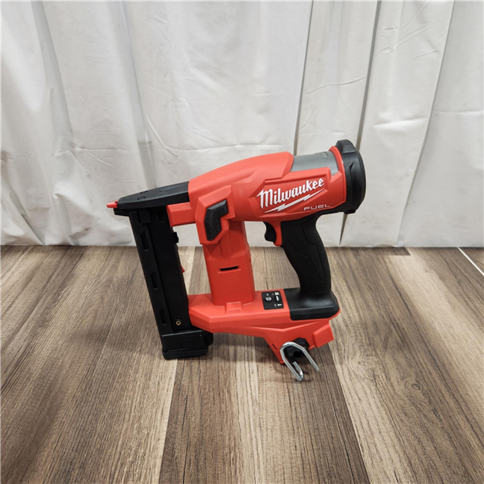 AS IS M18 FUEL 18-Volt Lithium-Ion Brushless Cordless 18-Gauge 1/4 in. Narrow Crown Stapler (Tool-Only)