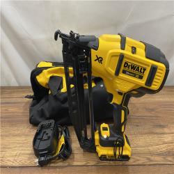 AS IS DeWalt DCN660D1 20V 16 Gauge Cordless Angled Finish Nailer Kit W/ 2Ah Battery