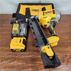 AS-IS DeWalt 20V MAX XR Brushless Cordless 2-Speed 21° Plastic Collated Framing Nailer Kit