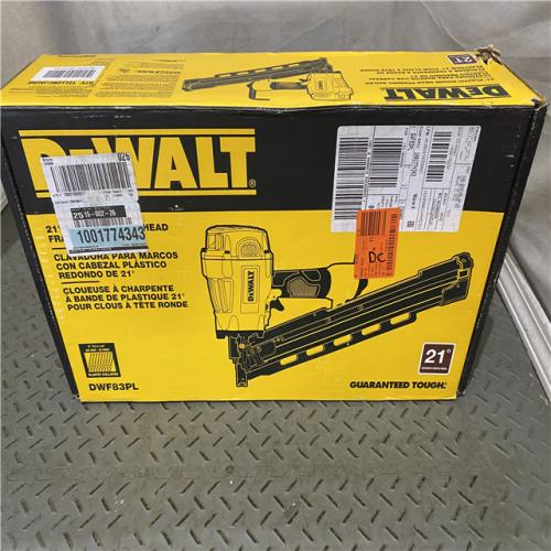 Houston location AS-IS DEWALT 21 Pneumatic Collated Framing Nailer