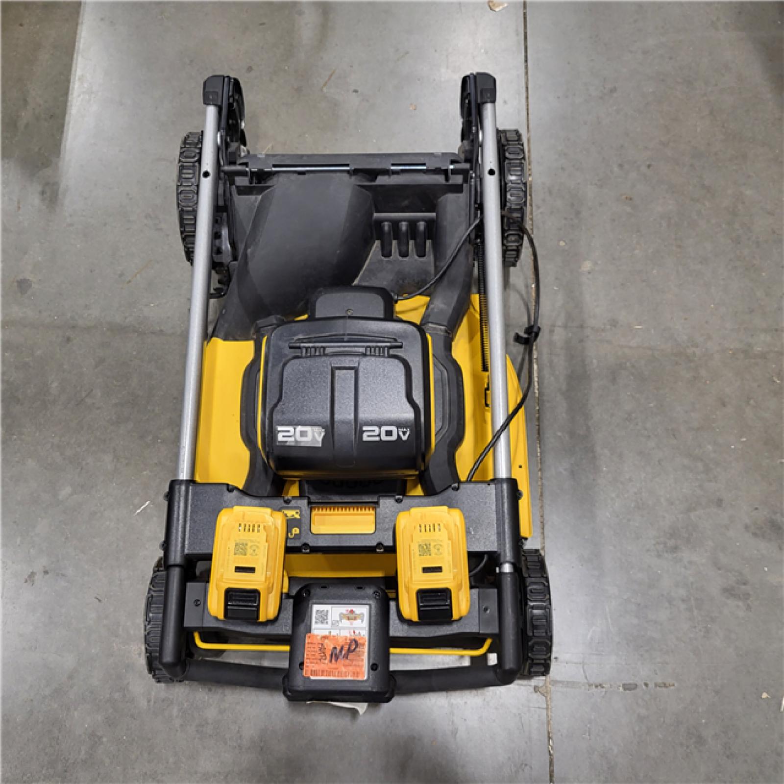 AS-IS DEWALT 20-Volt MAX 21.5 in. Lithium-Ion Battery Powered Walk Behind Push Mower