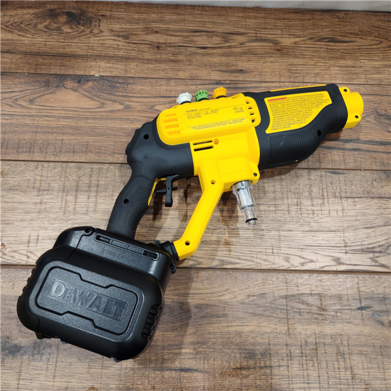 AS-IS DeWalt FLEXVOLT 60V MAX 1000 PSI 1.0 GPM Brushless Cordless Power Cleaner (Tool Only)