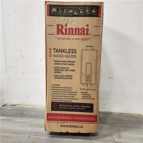 Phoenix Location Rinnai High Efficiency Plus 7.5 GPM Residential 180,000 BTU Natural Gas Interior Tankless Water Heater