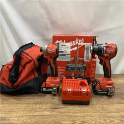 AS IS Milwaukee M18 Compact Brushless 2-Tool Combo Kit