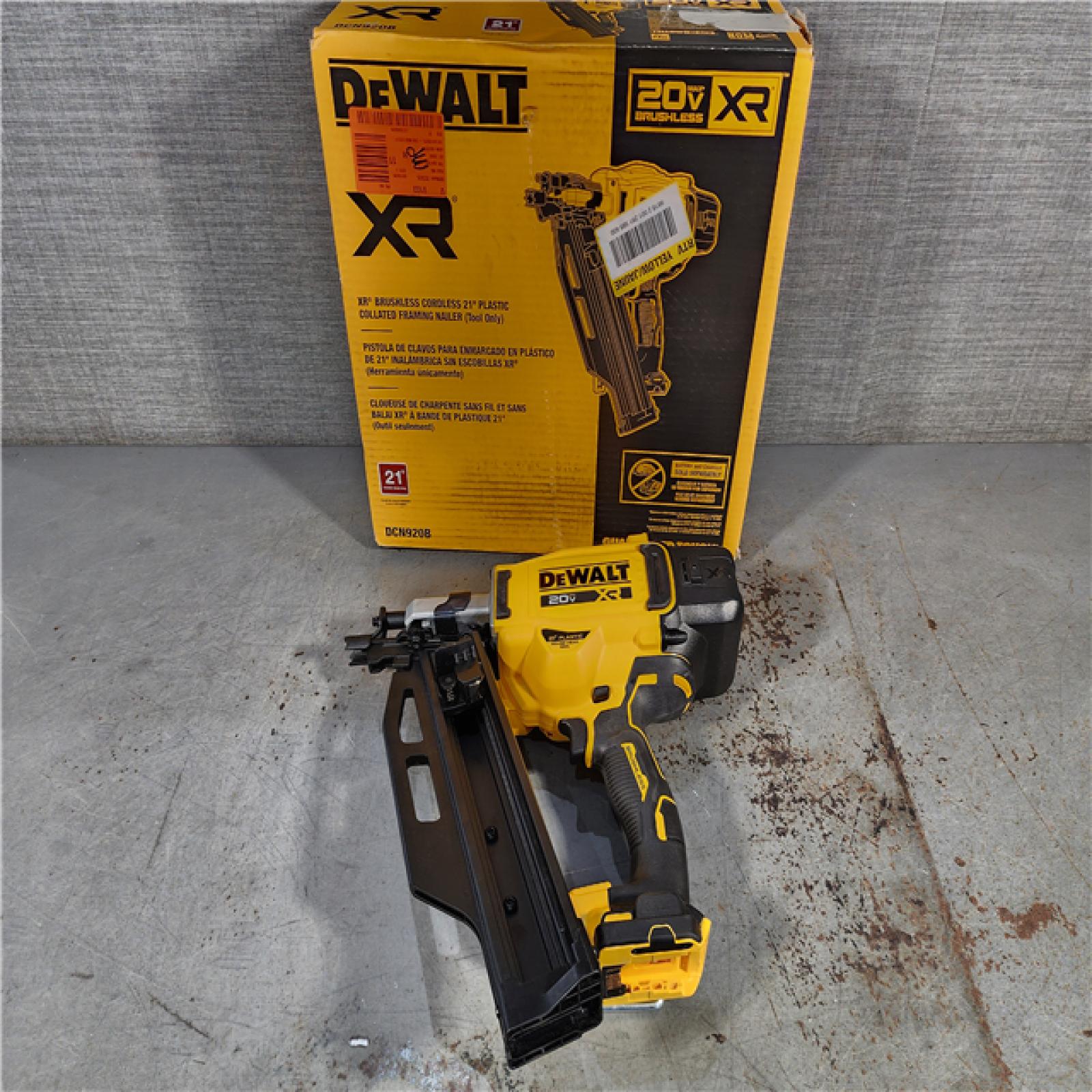 HOUSTON LOCATION - AS-IS DEWALT 20-Volt 21Â° Cordless Framing Nailer (Tool-Only)